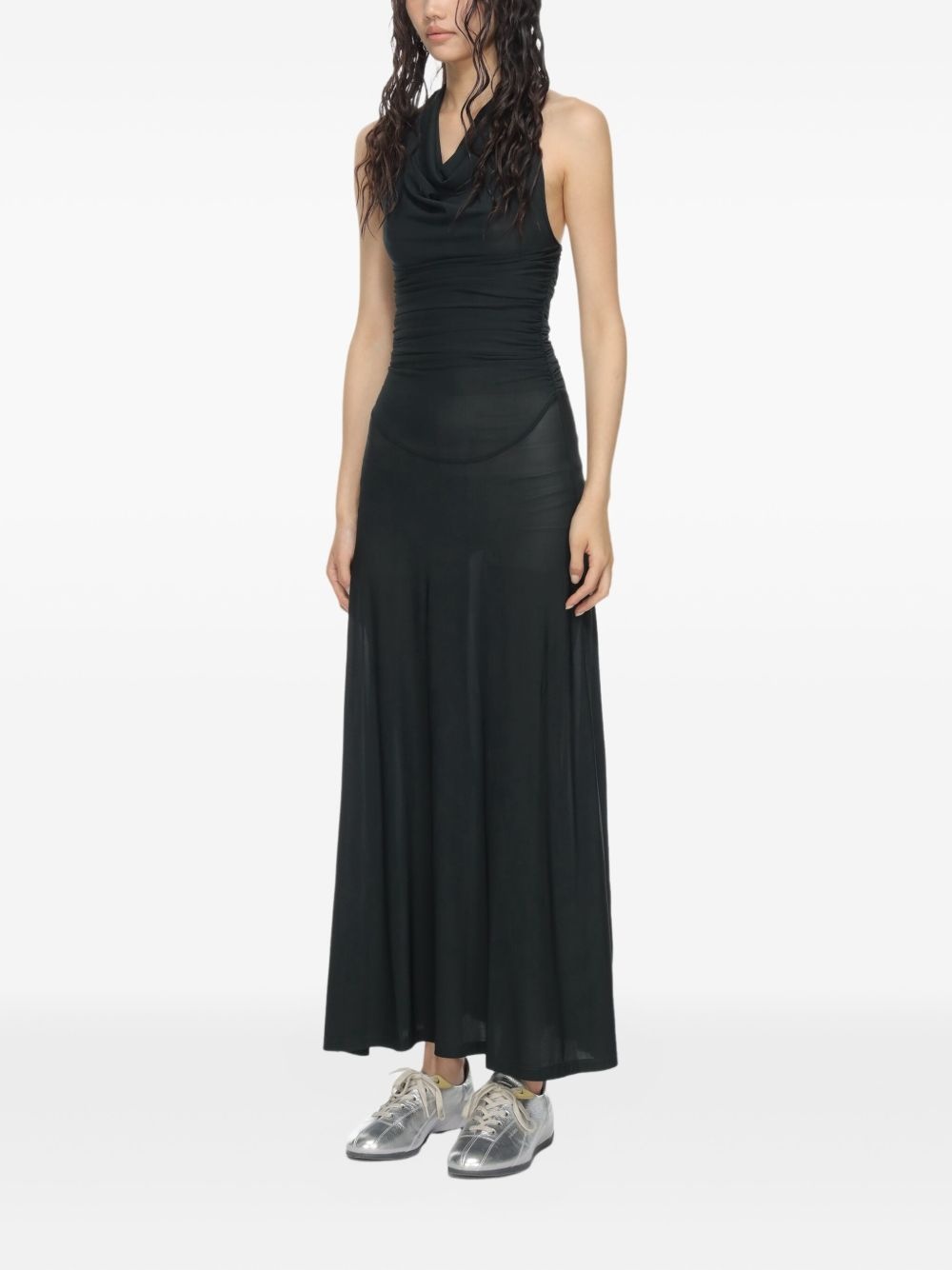 pleated midi dress - 5