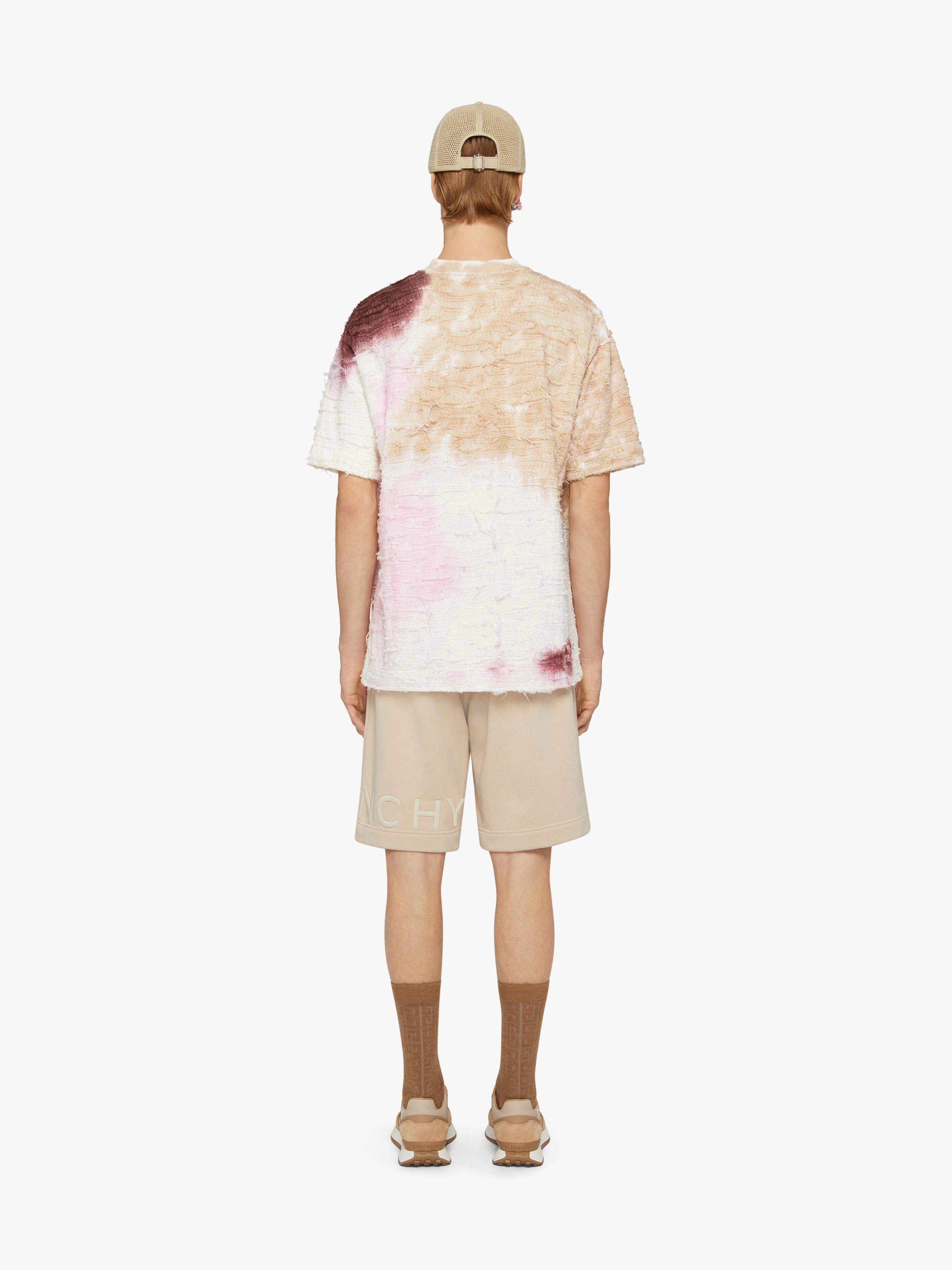 BERMUDA SHORTS IN EMBROIDERED FLEECE - 4