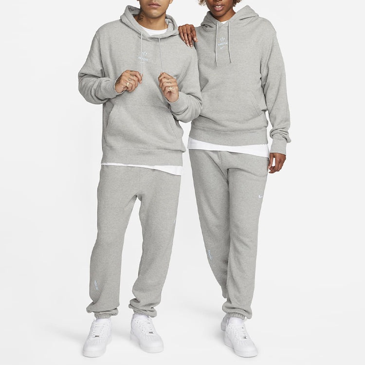 Nike x NOCTA Drake Fleece Basketball Hoodie 'Grey' DX2838-063 - 2