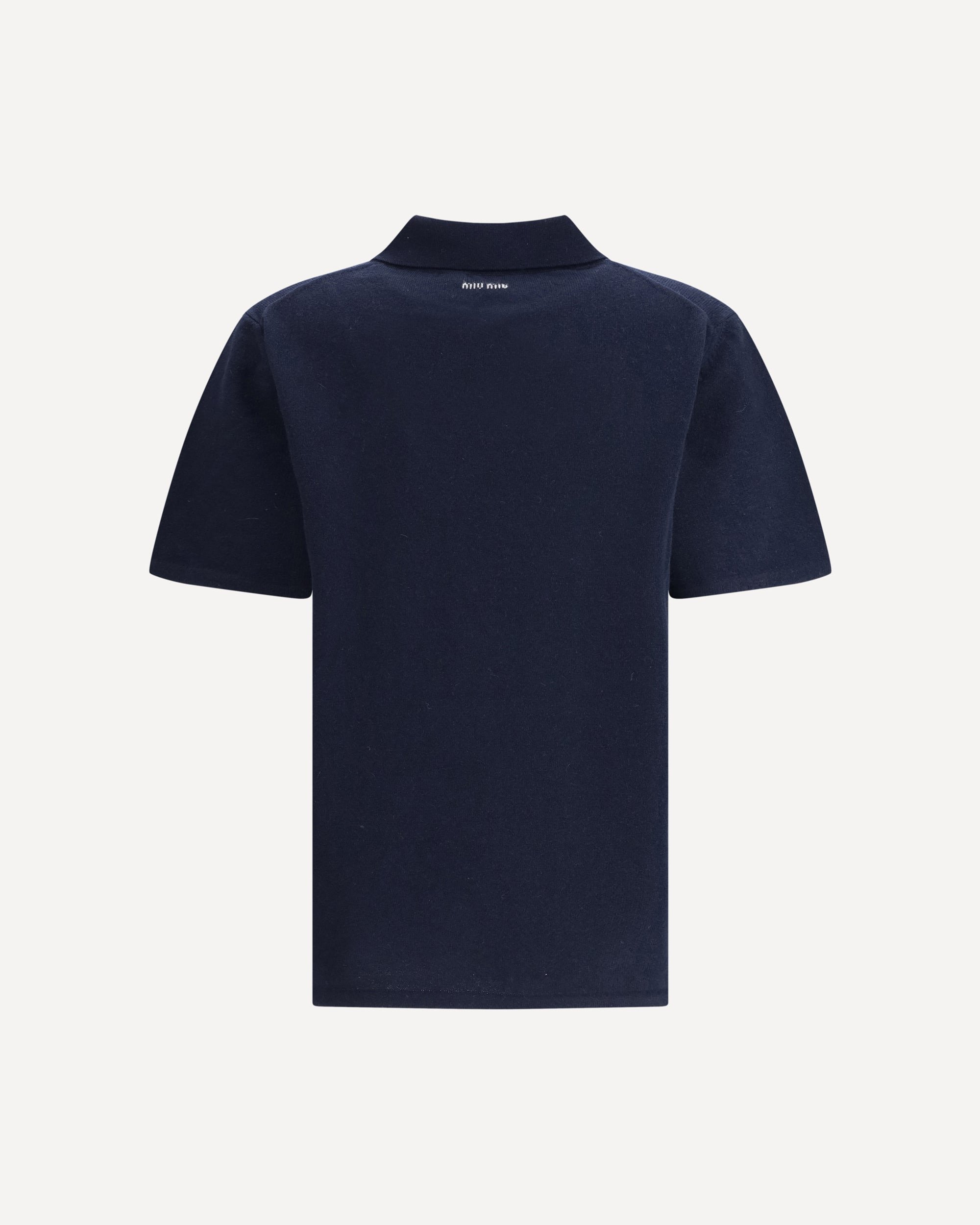Blue short-sleeve Sweater - 2