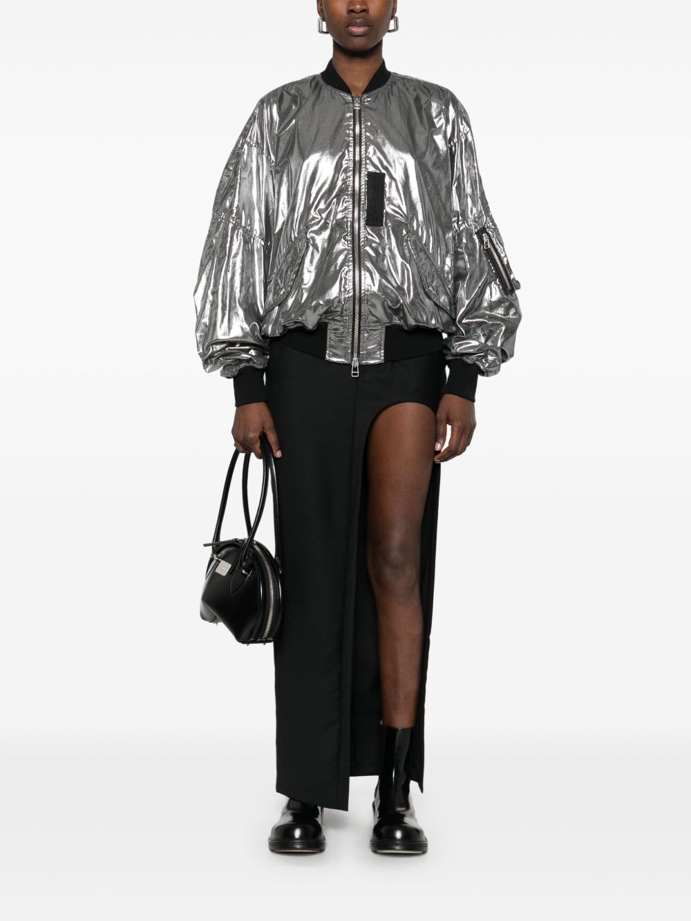 lamé jacket - 2