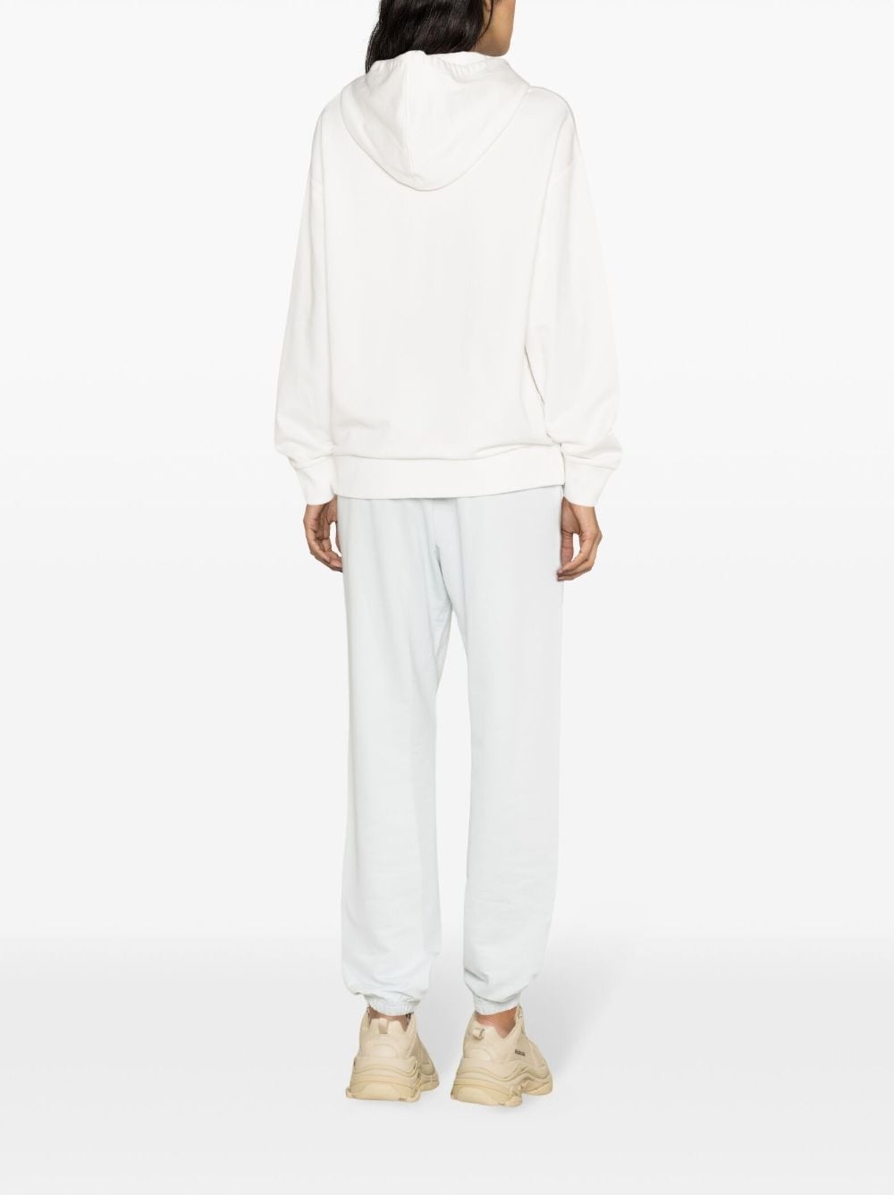 mid-rise logo-patch track pants - 4