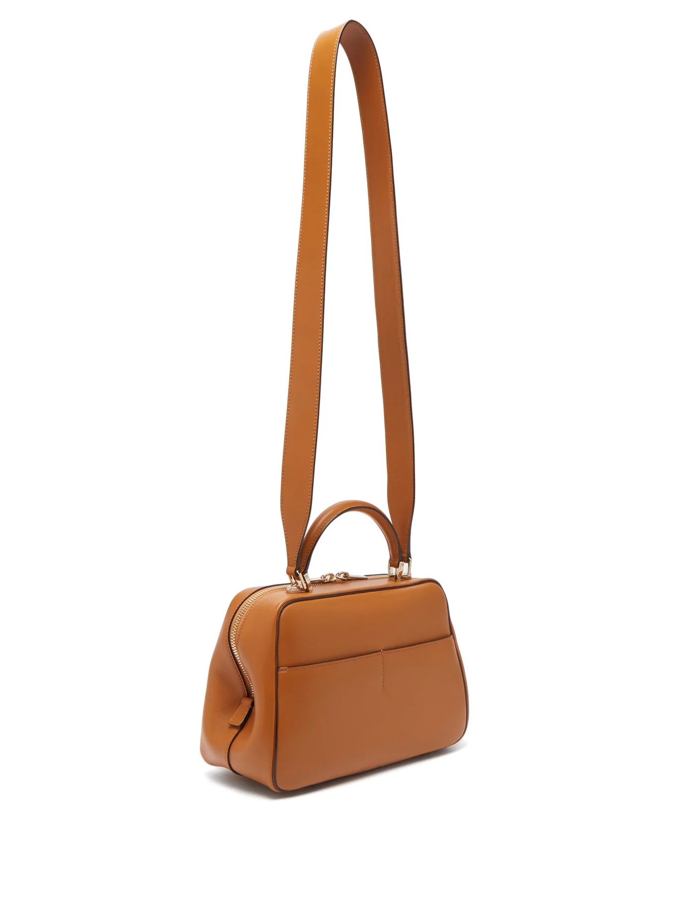 Serie S medium smooth-leather shoulder bag - 4