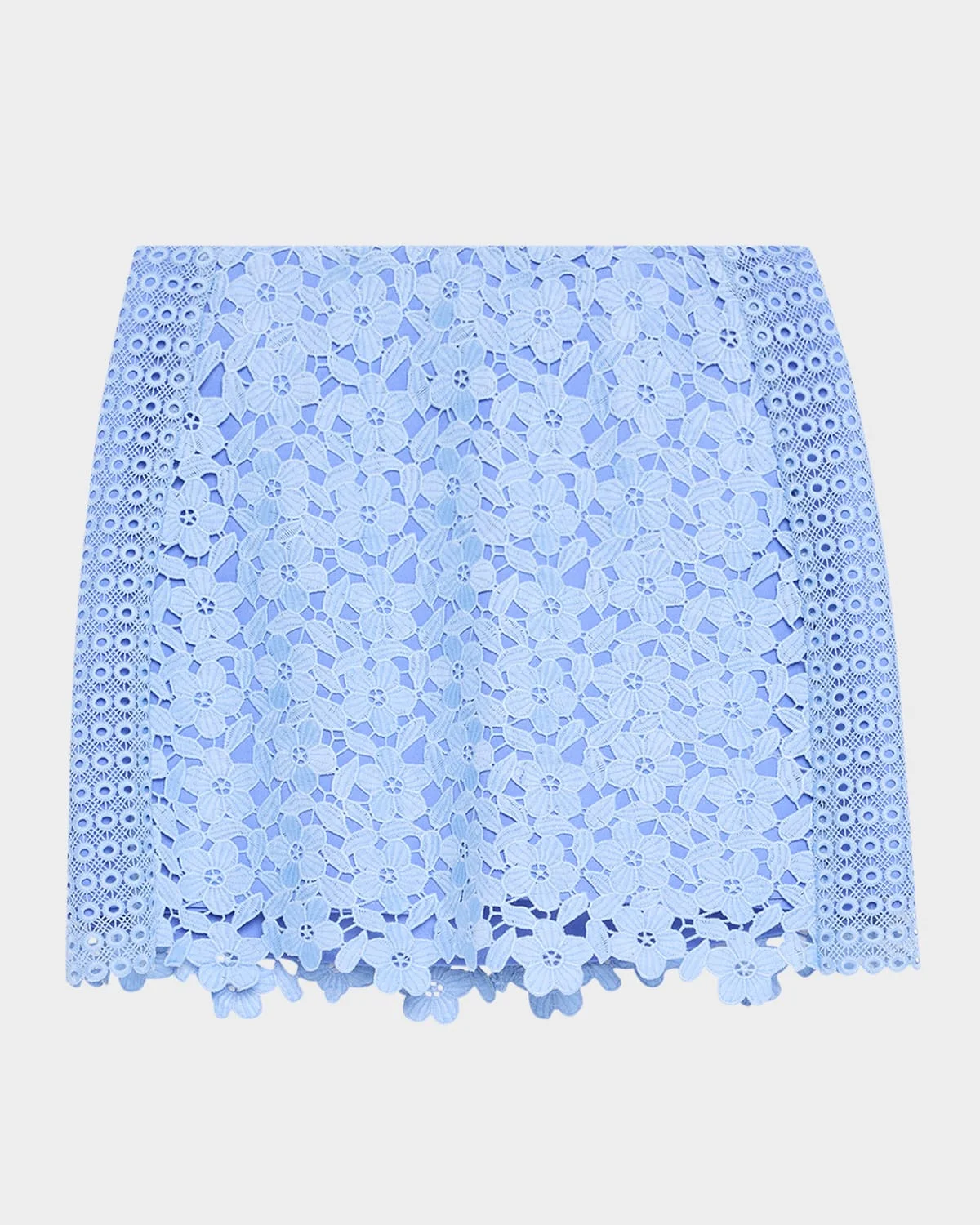 Laura Floral & Geometric Lace Mini Skirt - 1