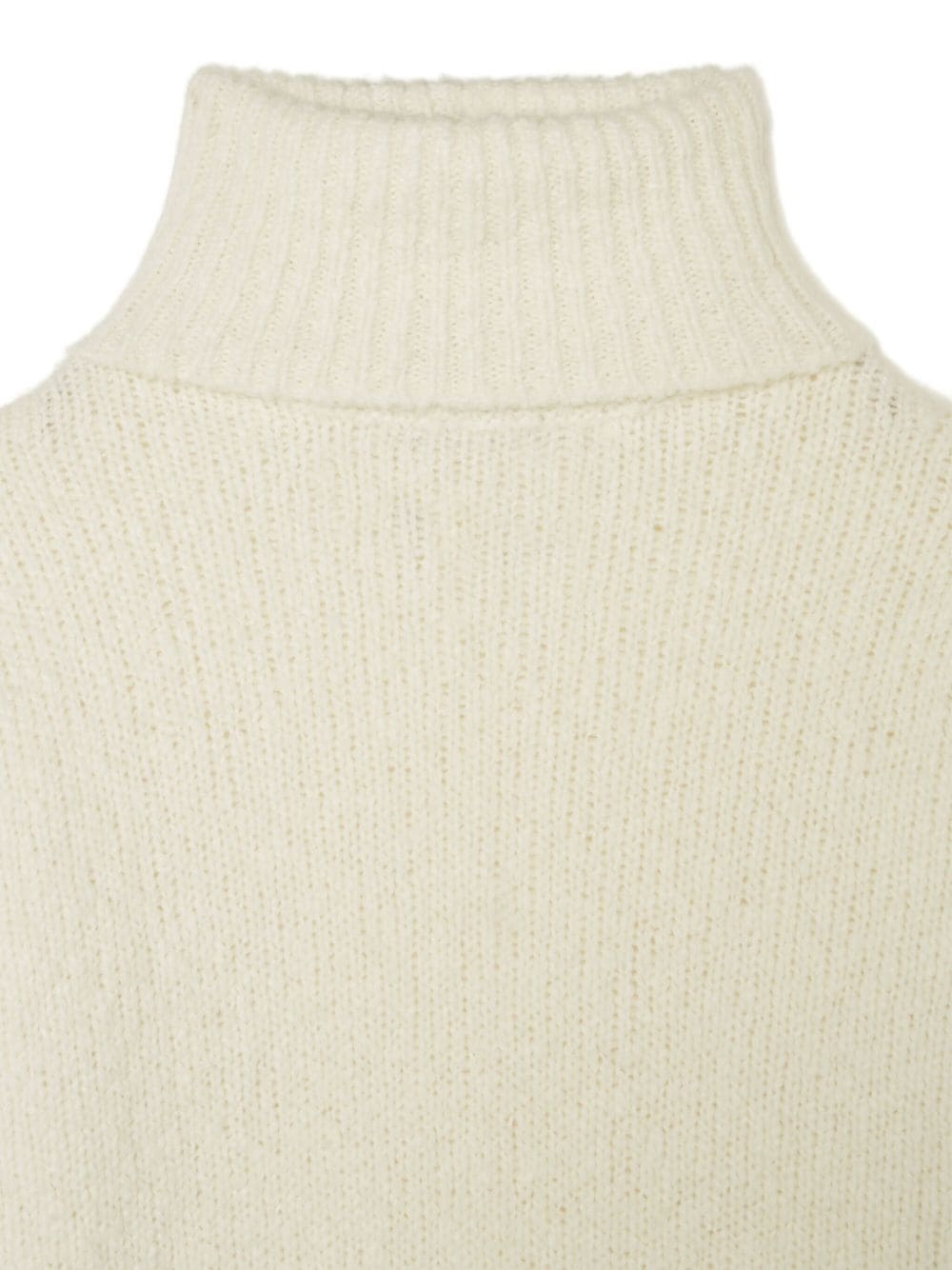 logo-plaque cashmere-silk blend jumper - 7