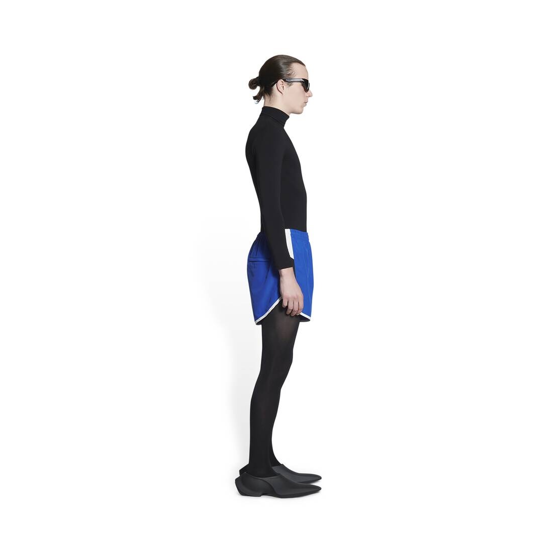 Women's 3b Sports Icon Tracksuit Running Shorts in Dark Blue - 4