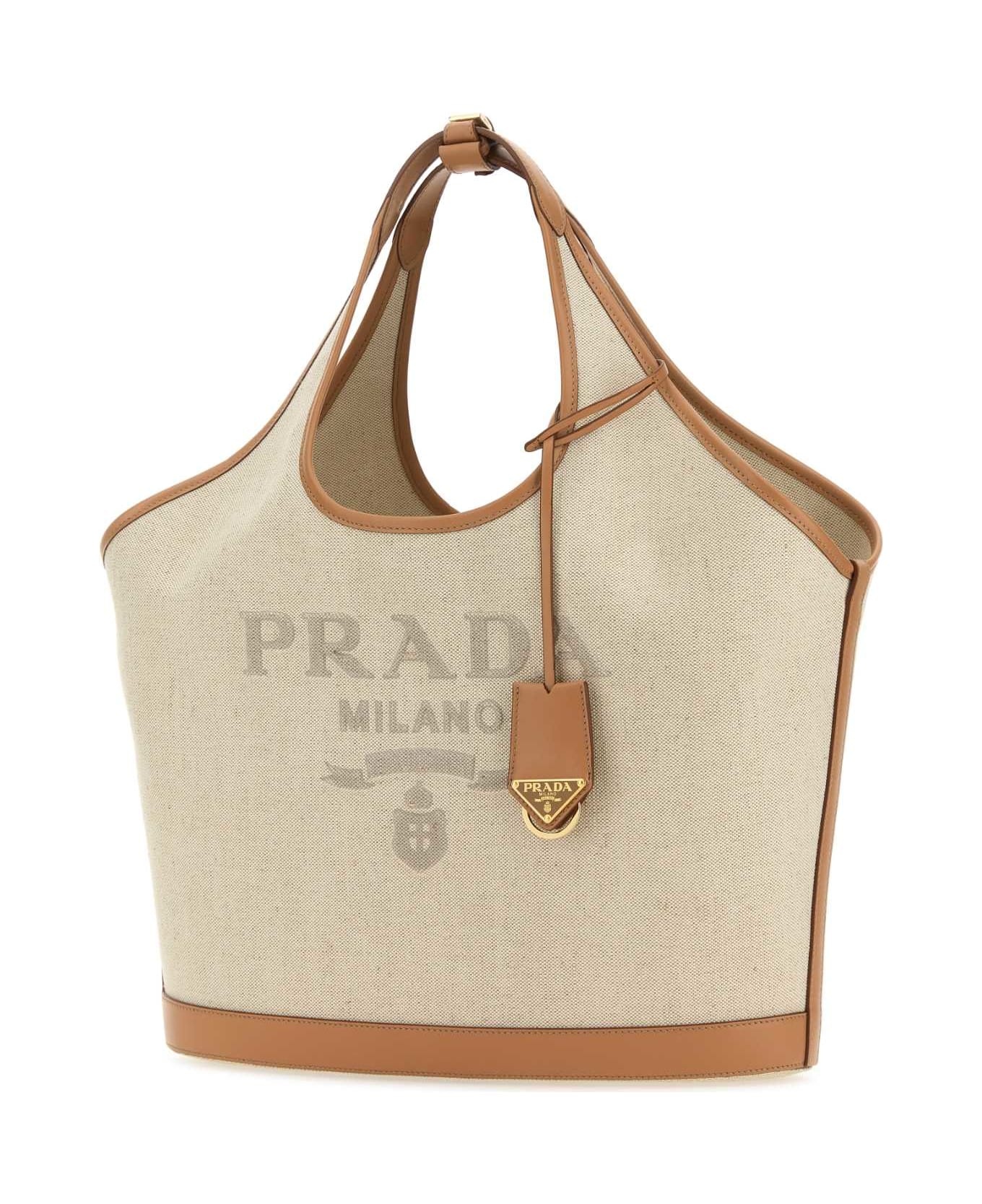 Sand Canvas Handbag - 2