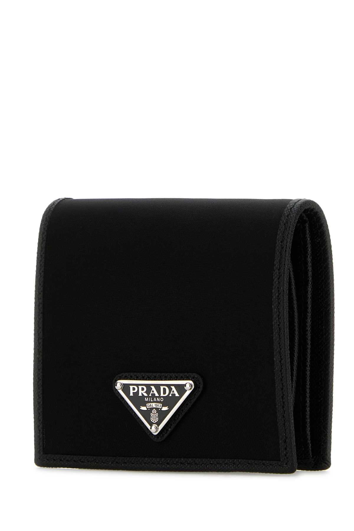 Prada Men Black Nylon Wallet - 2