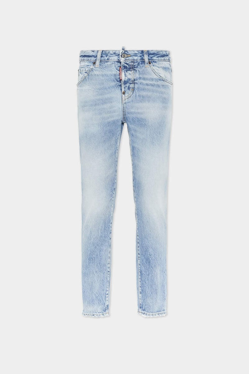 LIGHT DIAGONALE WASH COOL GIRL JEANS 1