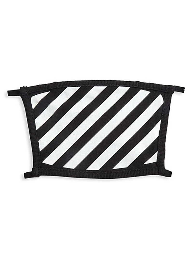 Diagonal Stripes Face Mask - 1