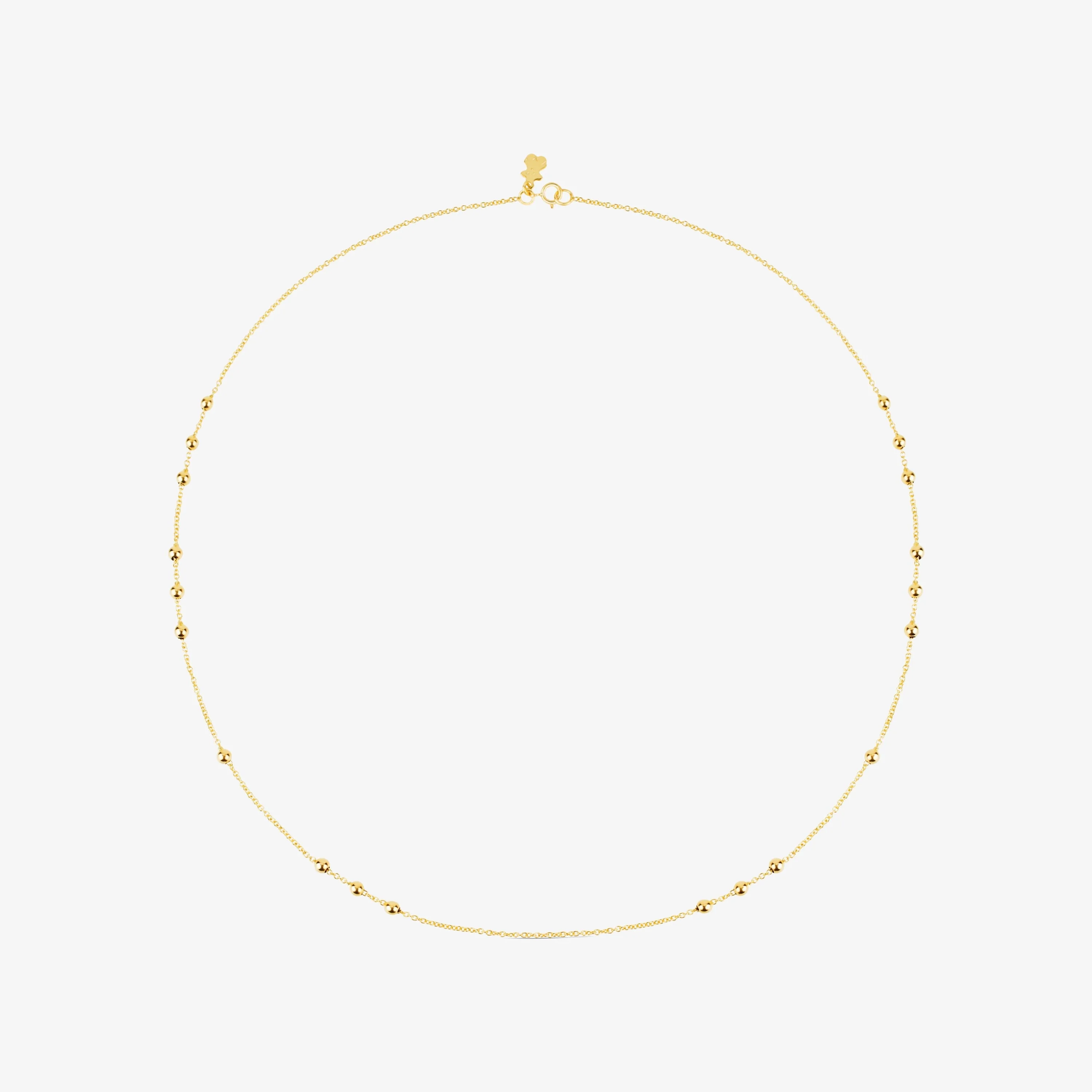 18K solid gold Choker with 8 groups of alternating balls measuring 45 cm TOUS Chain - 1