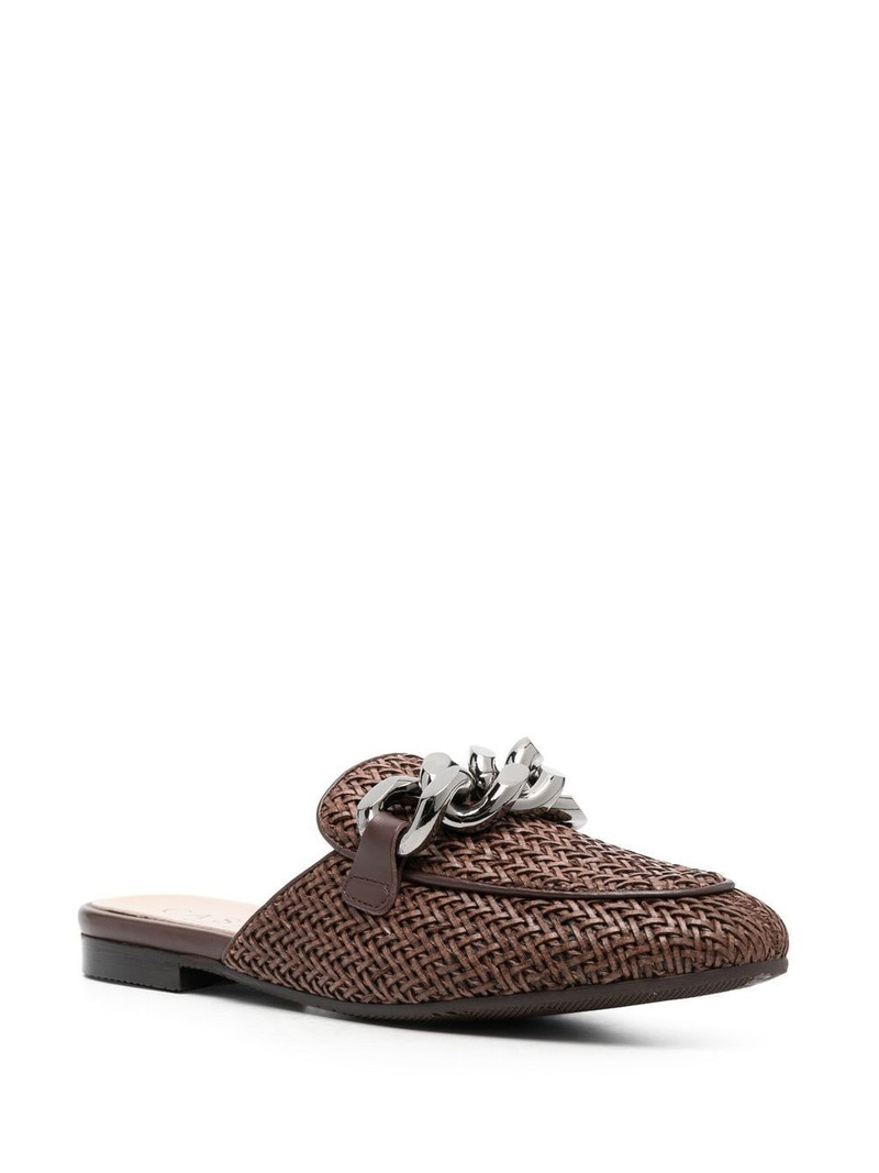 CASADEI chain-detail slip-on mules outlook