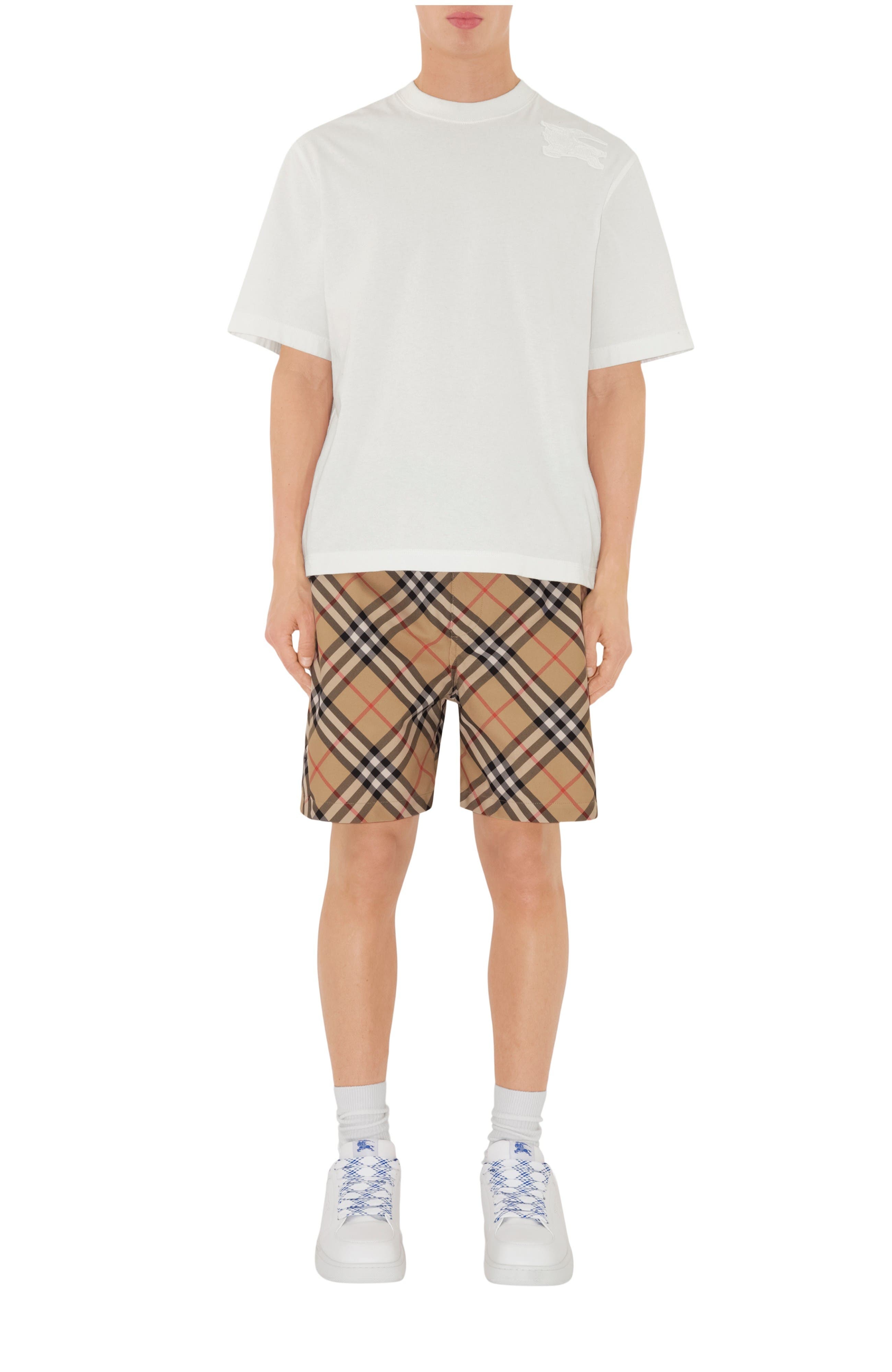 burberry Check Shorts in Sand at Nordstrom - 1