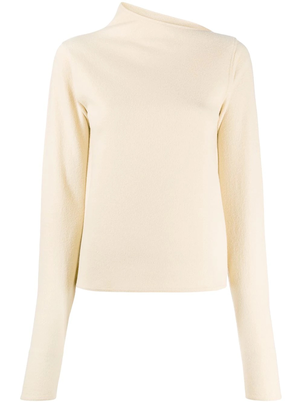 asymmetric neck jumper - 1