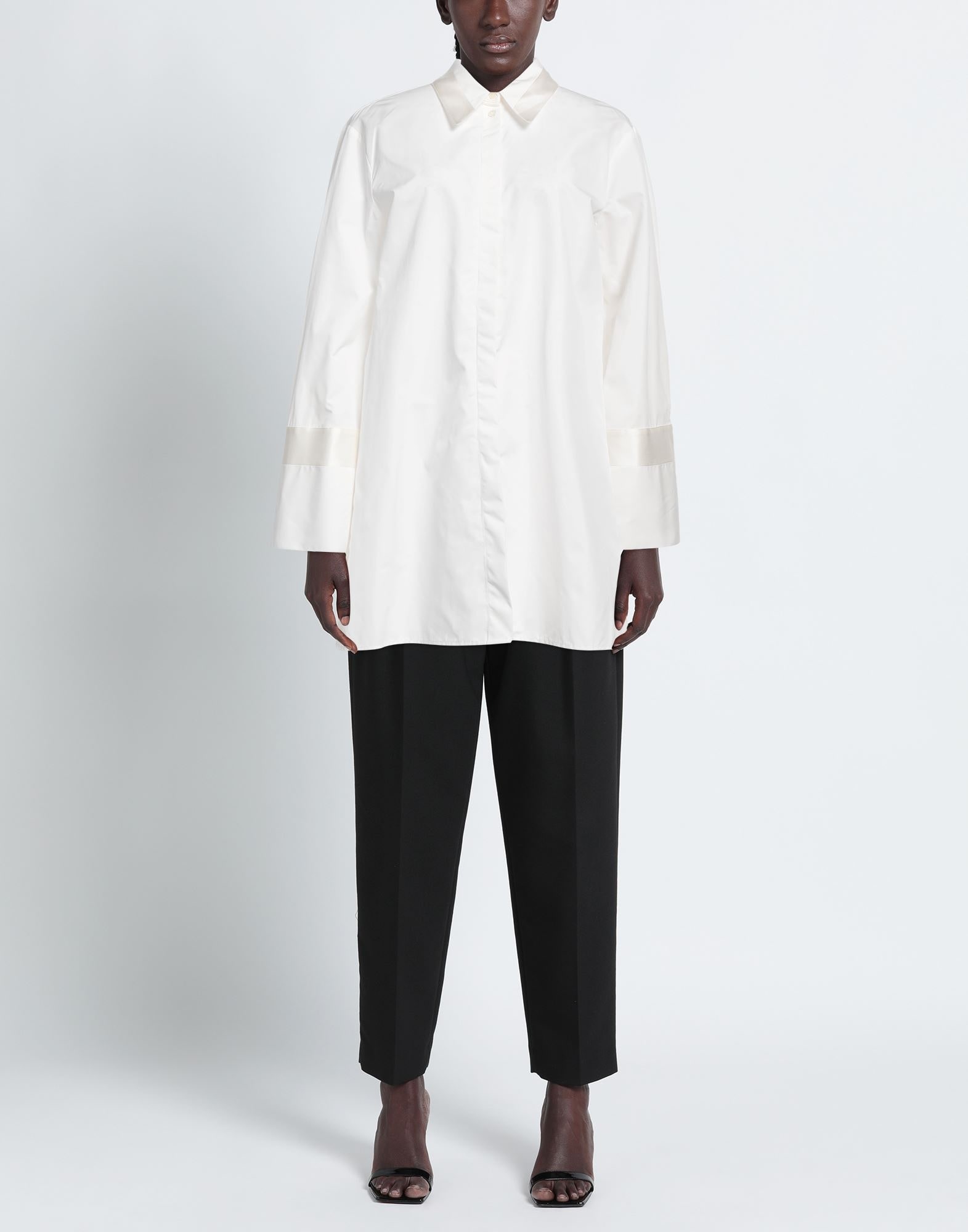 Off white Women's Solid Color Shirts & Blouses - 2