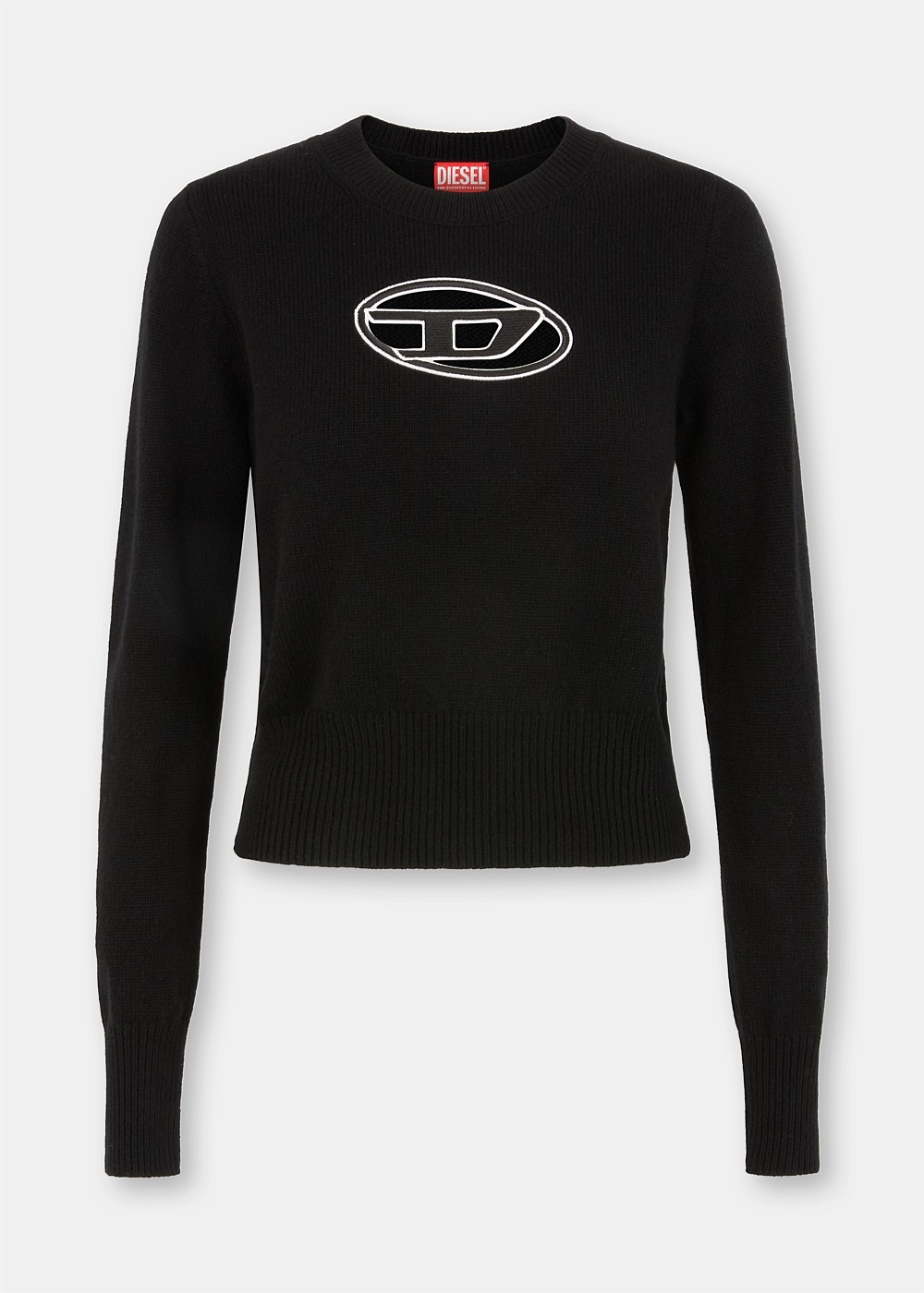 Black D Logo Knit - 1