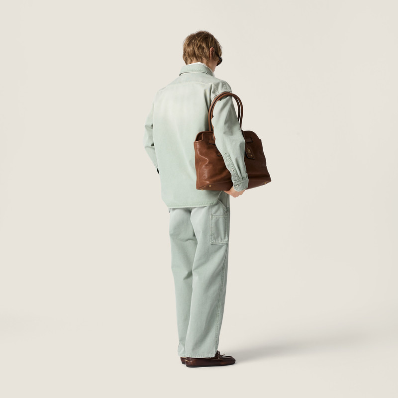 Washed gabardine shirt 3