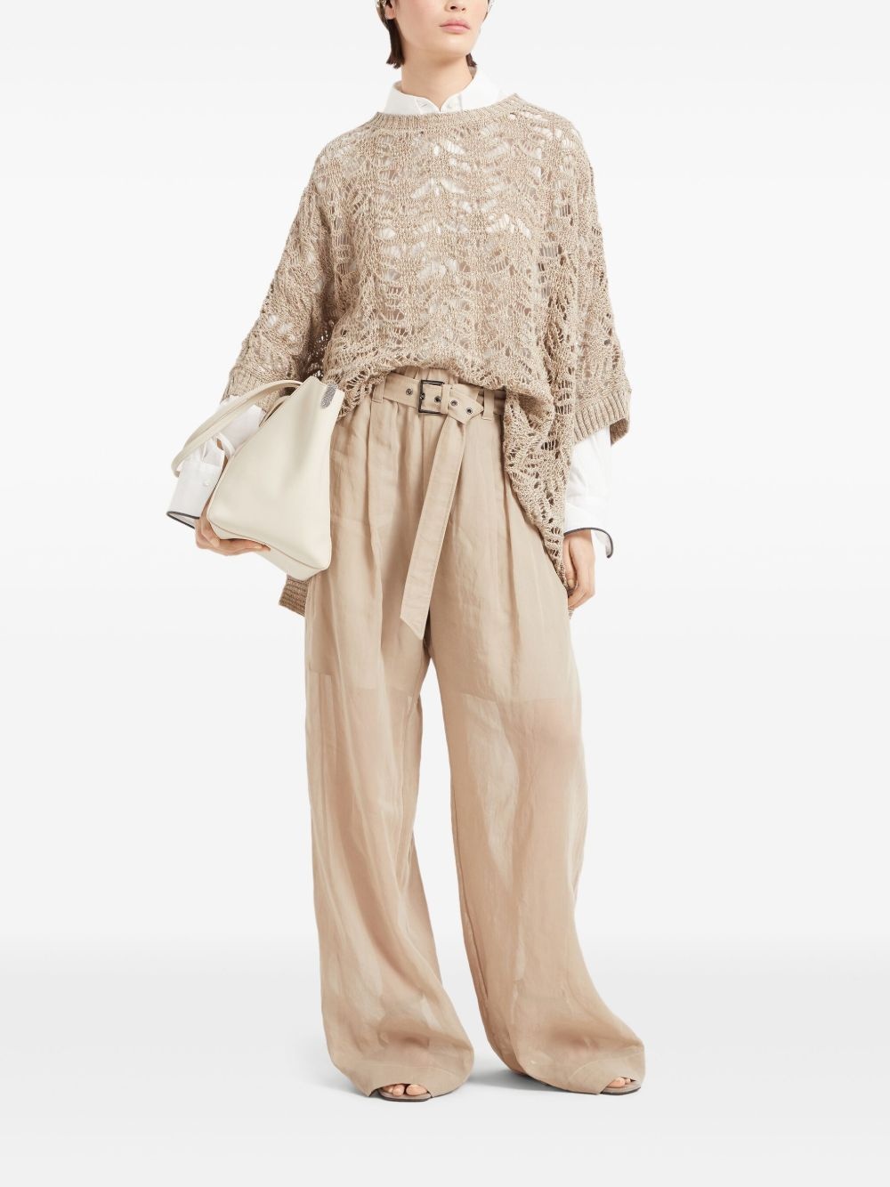 Foliage Lace poncho - 2