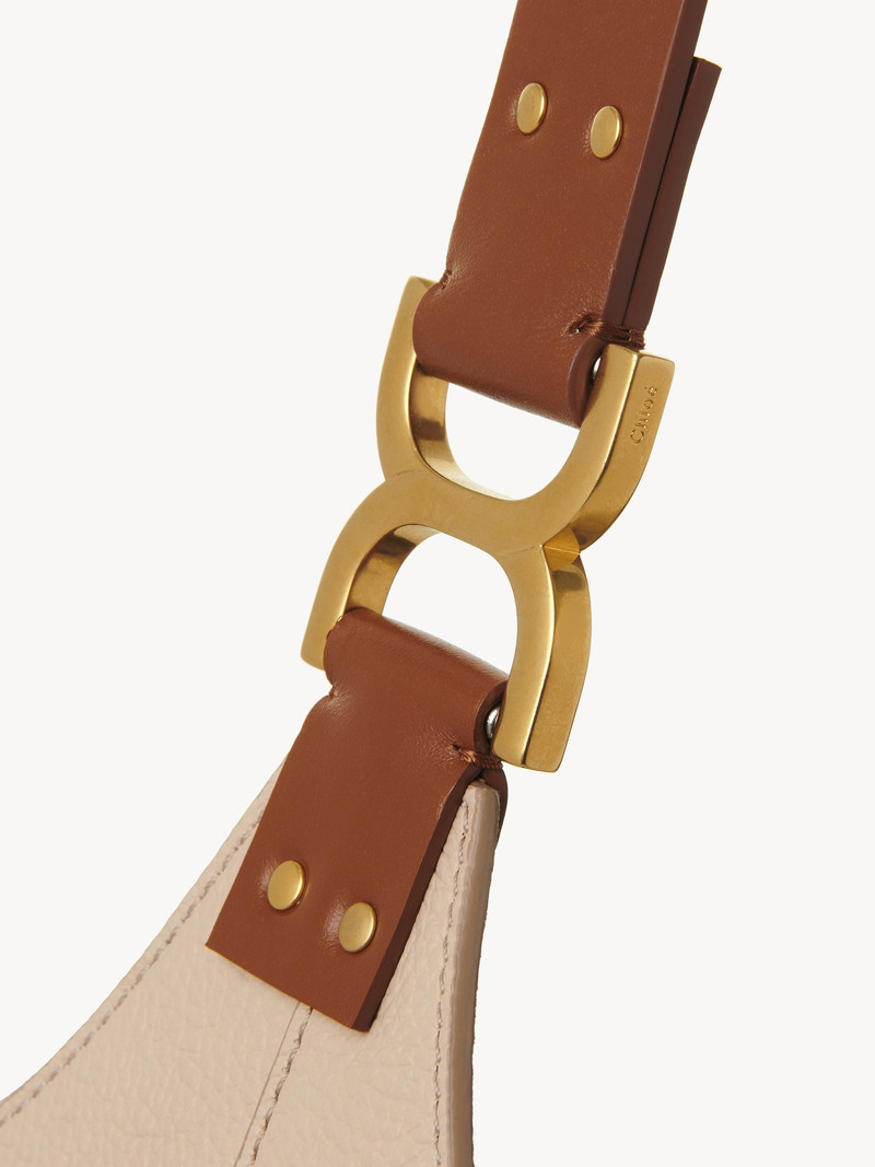 SMALL MARCIE HOBO BAG IN GRAINED LEATHER 6