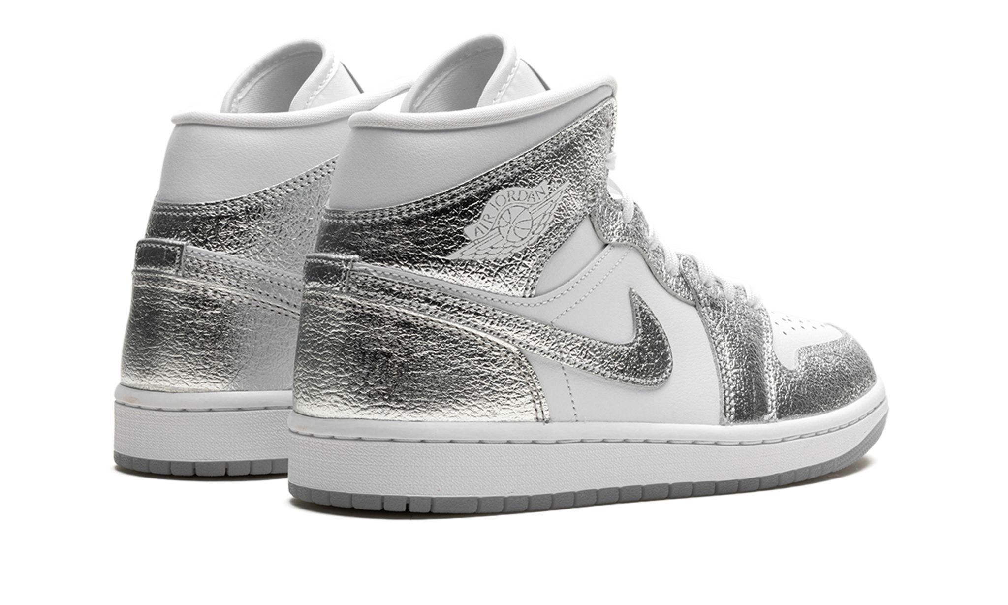 Air Jordan 1 Mid SE WMNS "Metallic Silver" - 3