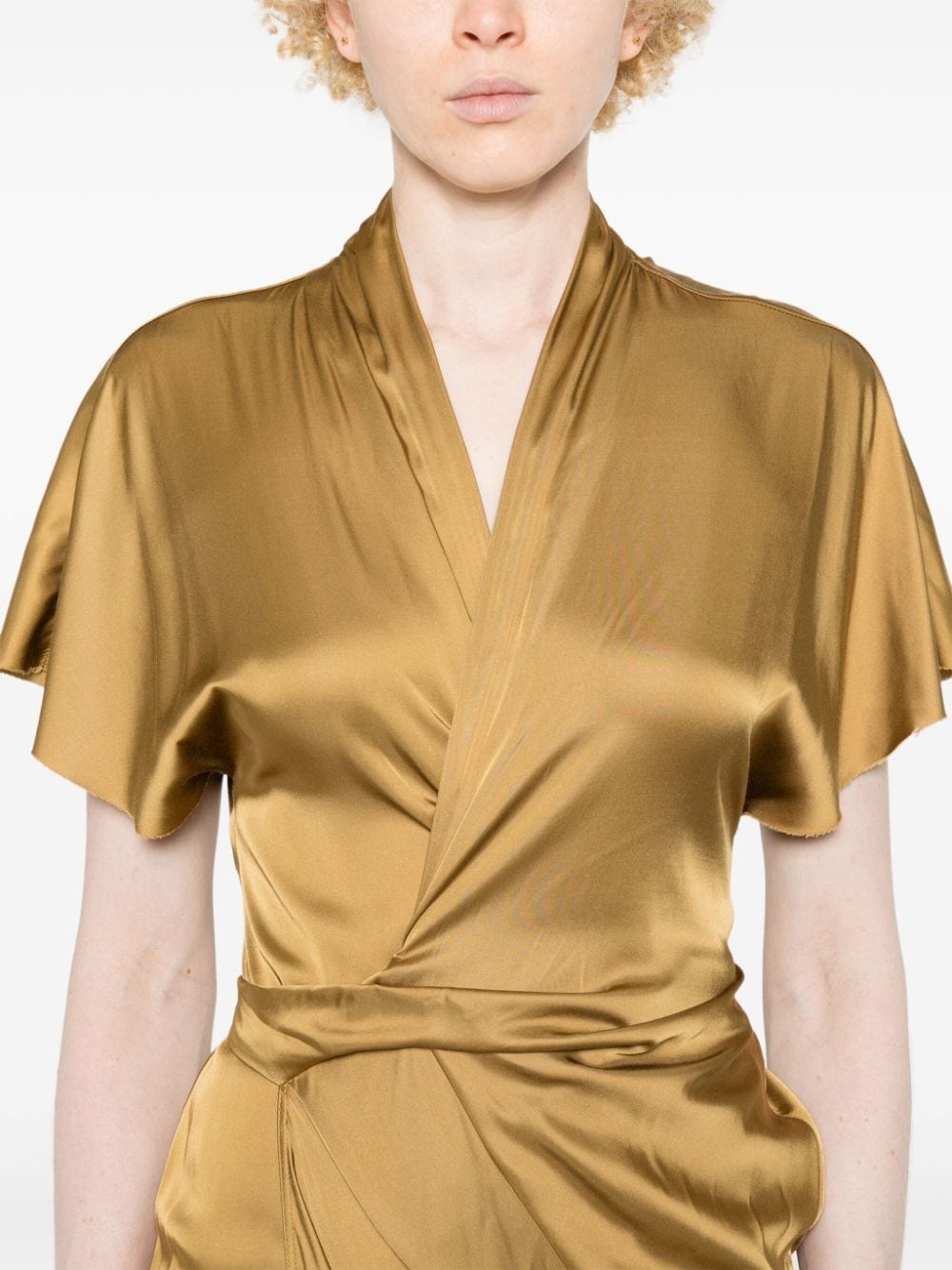 Wrap midi dress - 5