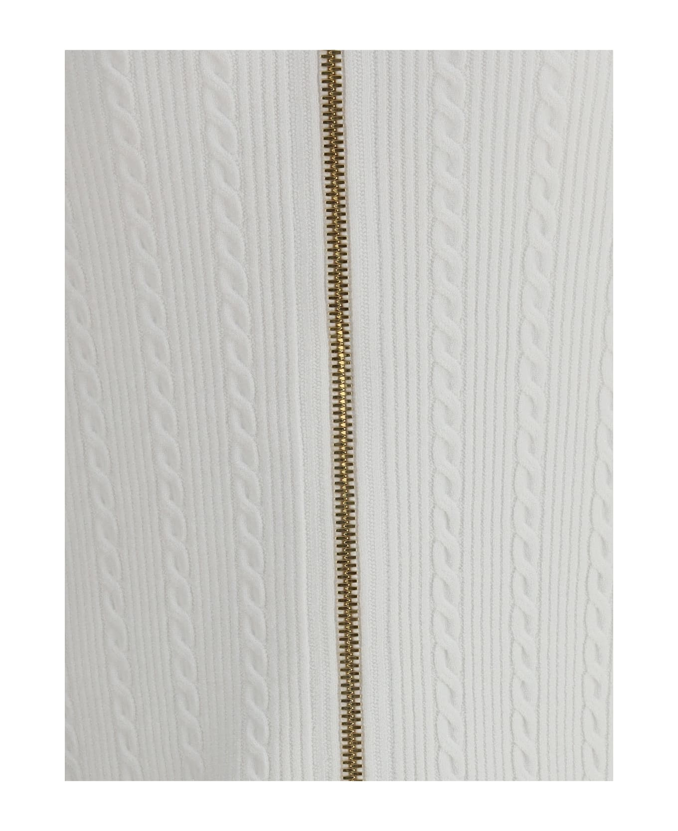Long Skirt In White Viscose Blend - 4