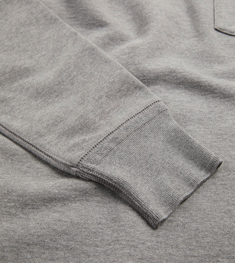 Grey Cotton Long-Sleeve Hiking Sweatshirt 4