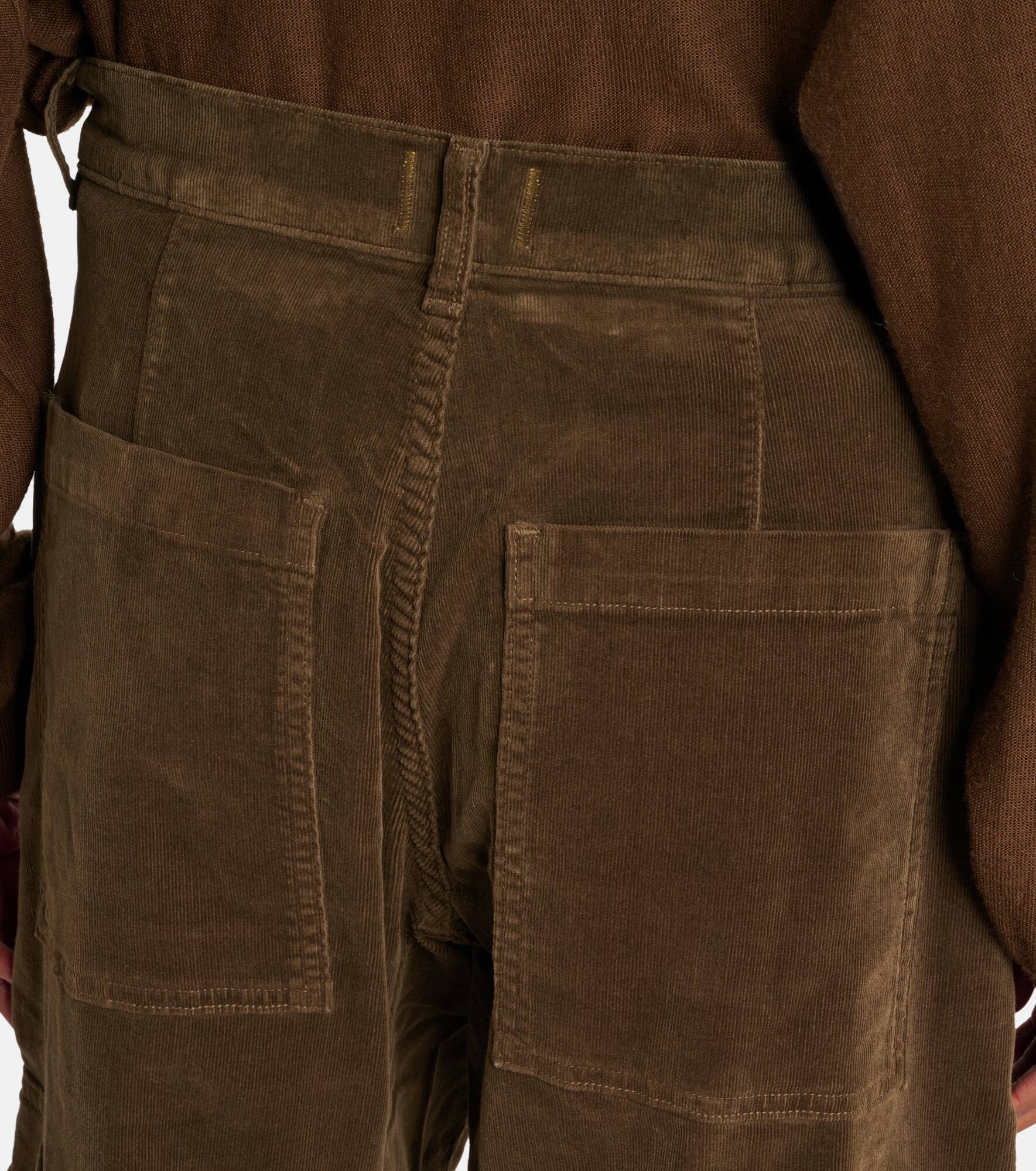 Marcelle low-rise barrel-leg cargo jeans - 6