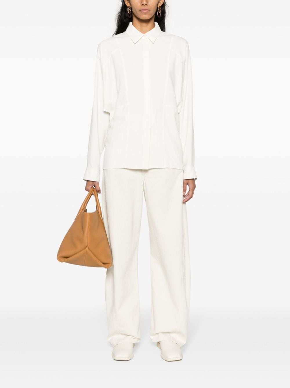 Lamard batwing-sleeves shirt - 2