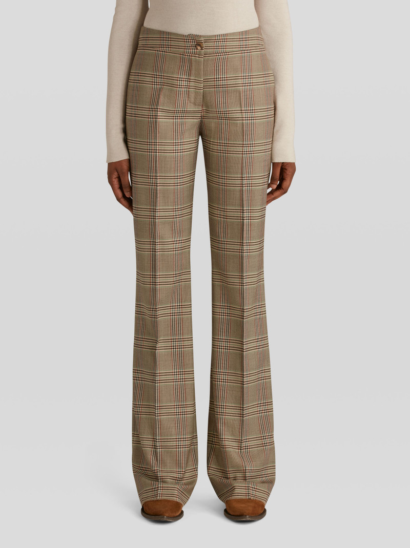 Etro PRINCE OF WALES TROUSERS outlook