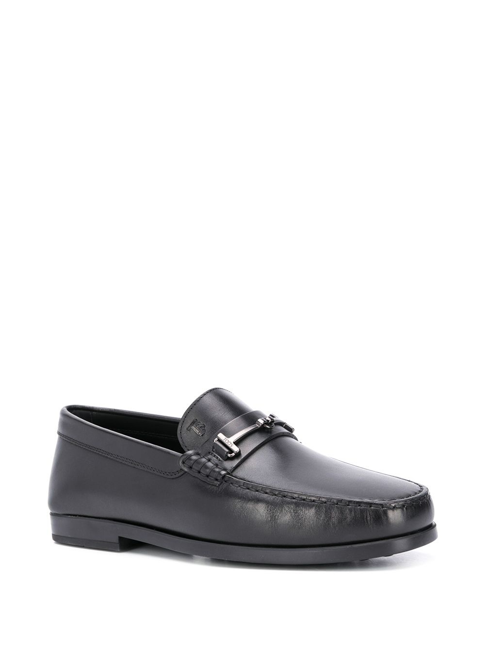 double T leather loafers - 2