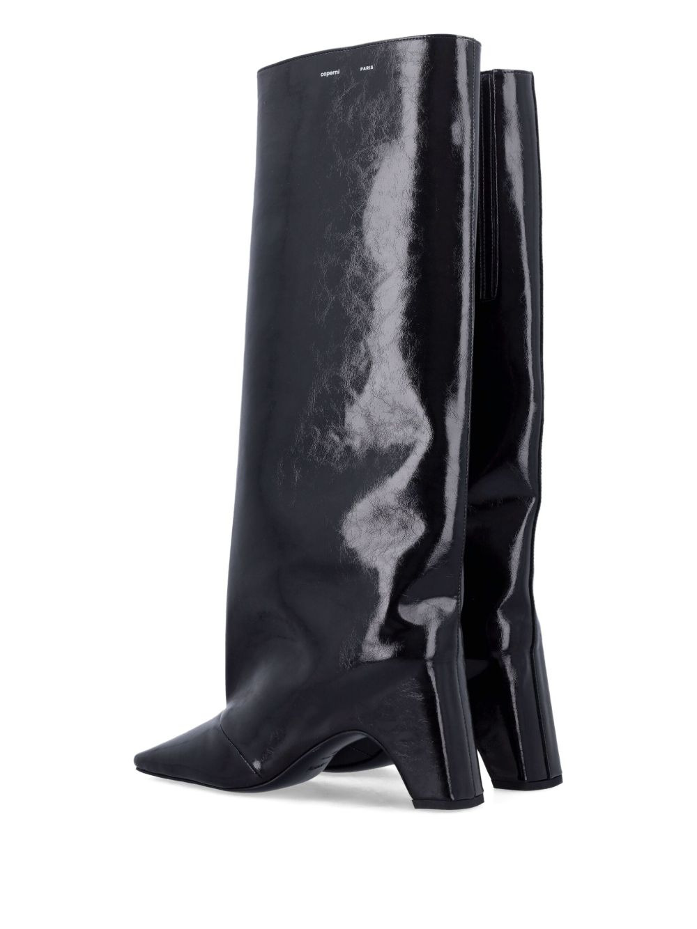 90mm patent-leather boots - 3