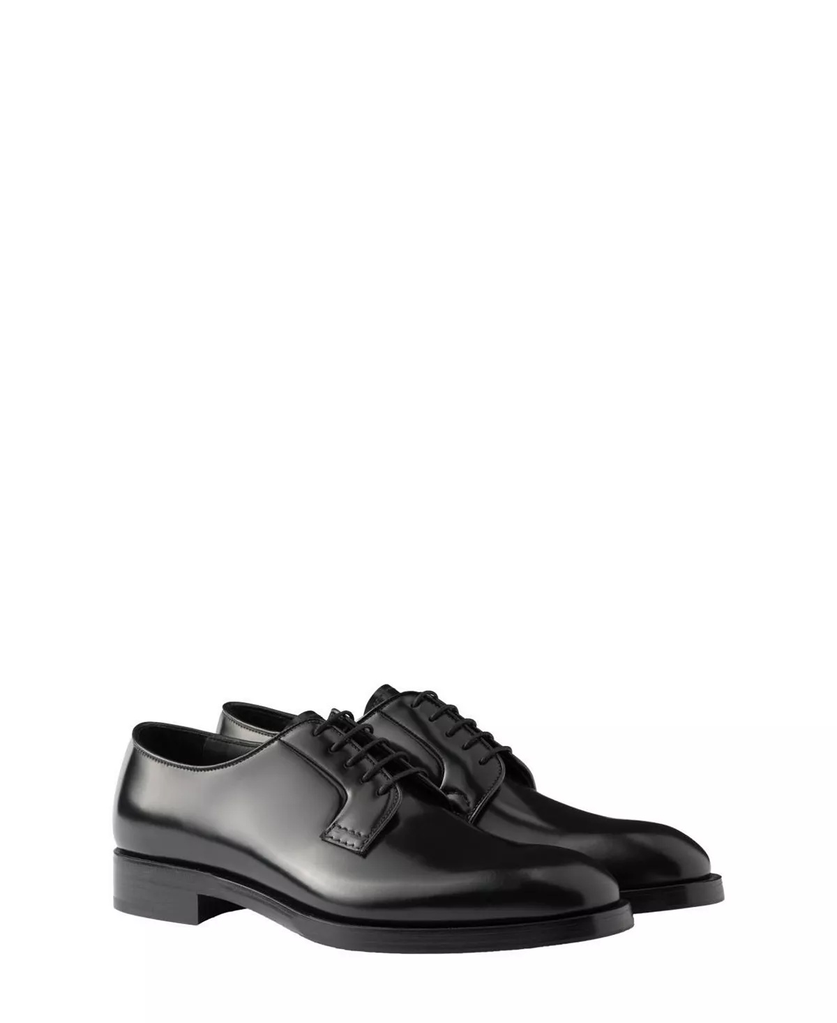 Men's Brushed Leather Lace-Up Shoes - 1