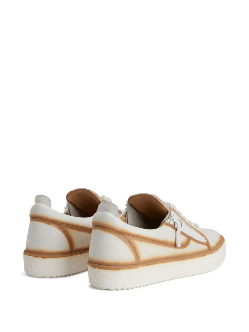 Frankie seam-detail low-top sneakers - 3