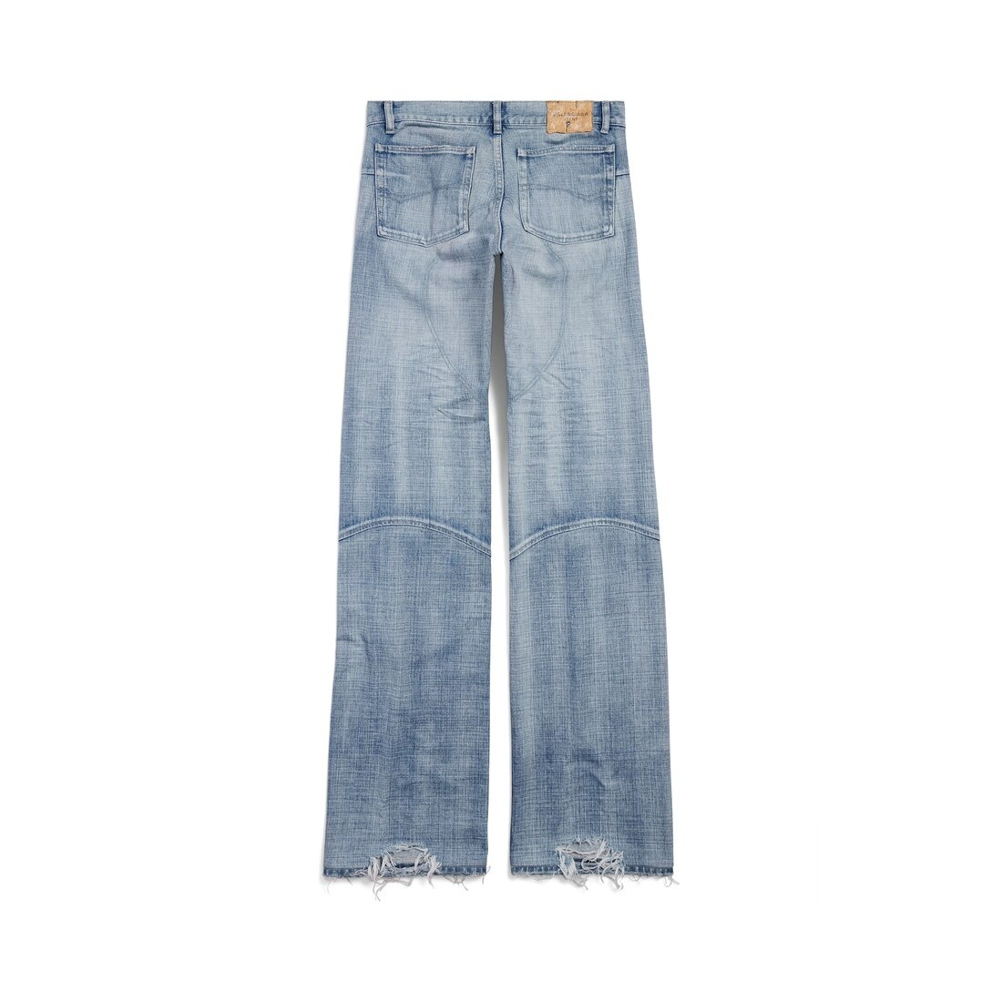 Fitted Low-waist Pants in Light Blue - 2