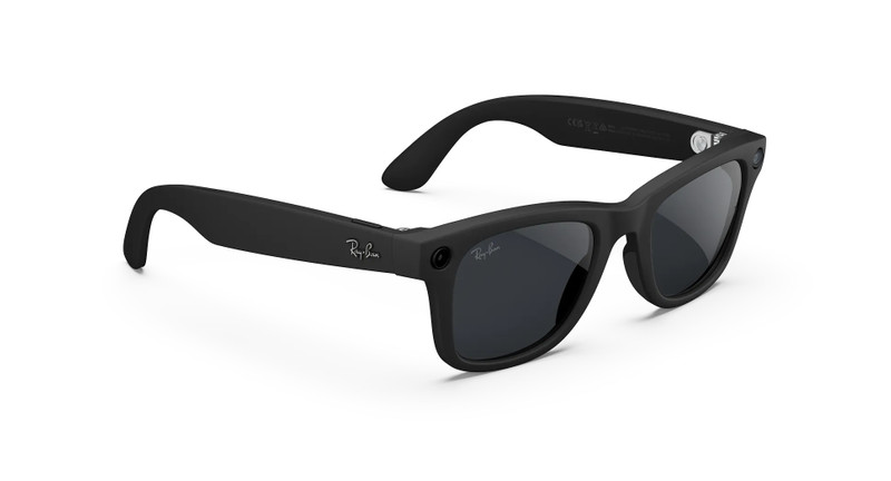 Ray-Ban Ray-Ban Meta Wayfarer (Gen 2) Matte Black Transitions® Grey Lenses outlook