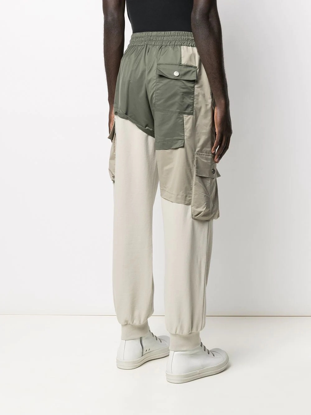 colour-block panelled track pants - 4