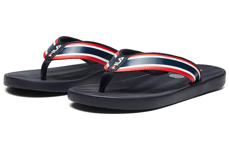 FILA (WMNS) FILA Flip Flops Black/Red/White F12W024612FNV outlook