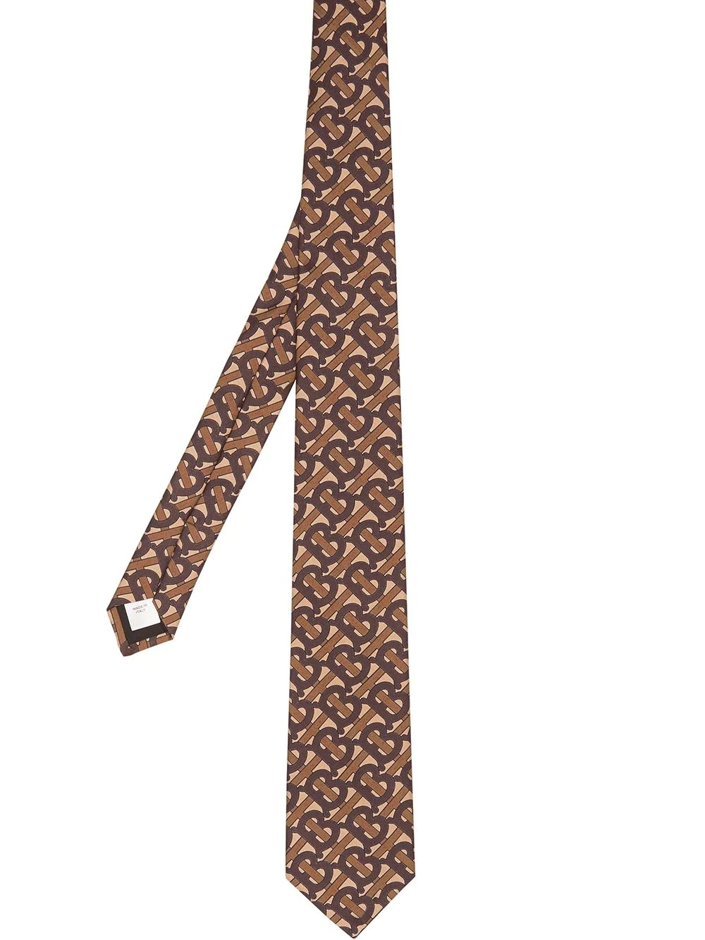 TB  monogram print tie - 1