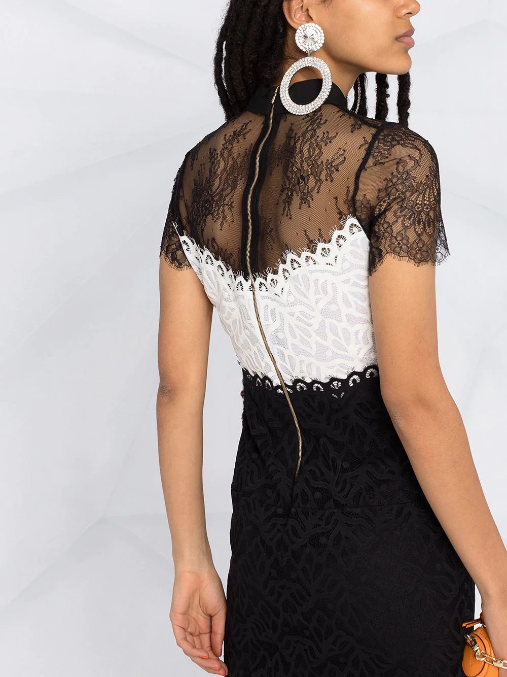 Rozen semi-sheer lace dress - 3