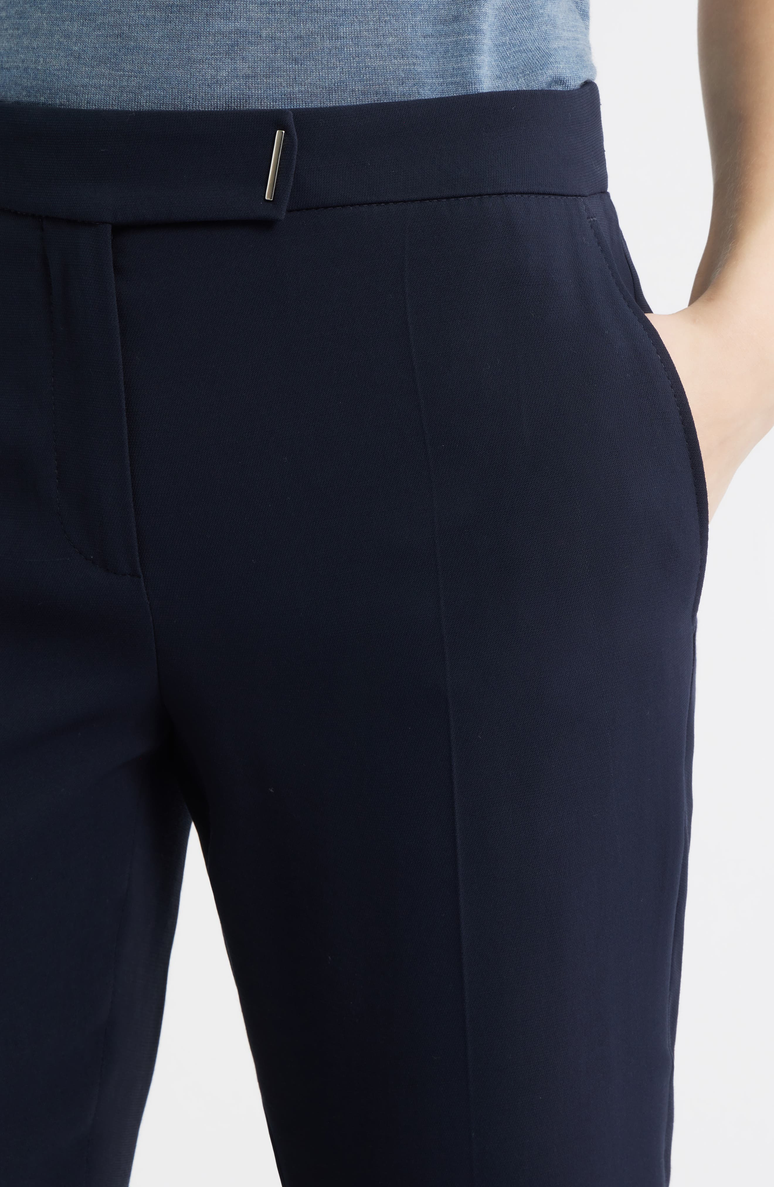 BOSS Tapria Straight Leg Pants in Sky Captain at Nordstrom - 4
