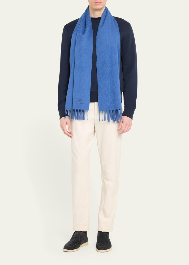 Loro Piana Men's Grande Unita Cashmere Scarf outlook