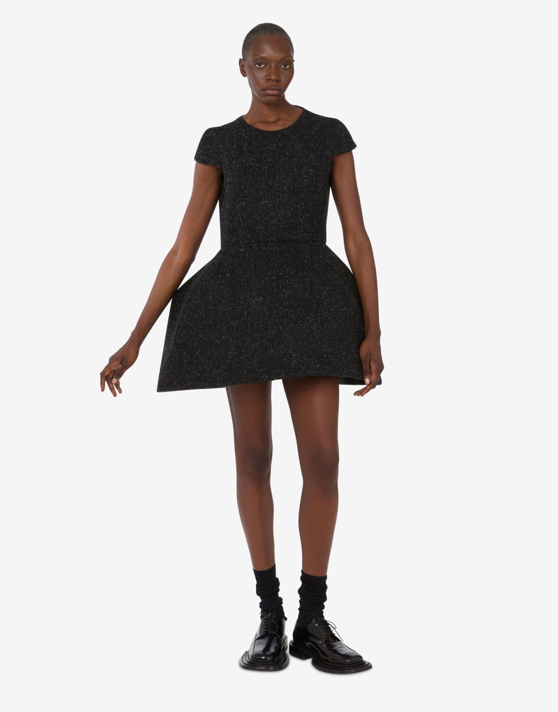 WOOL MÉLANGE CLOTH DRESS 1