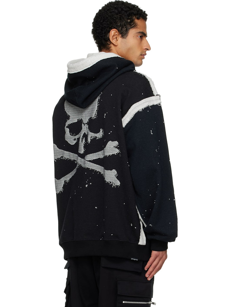 Black Cut-Off Hoodie 3