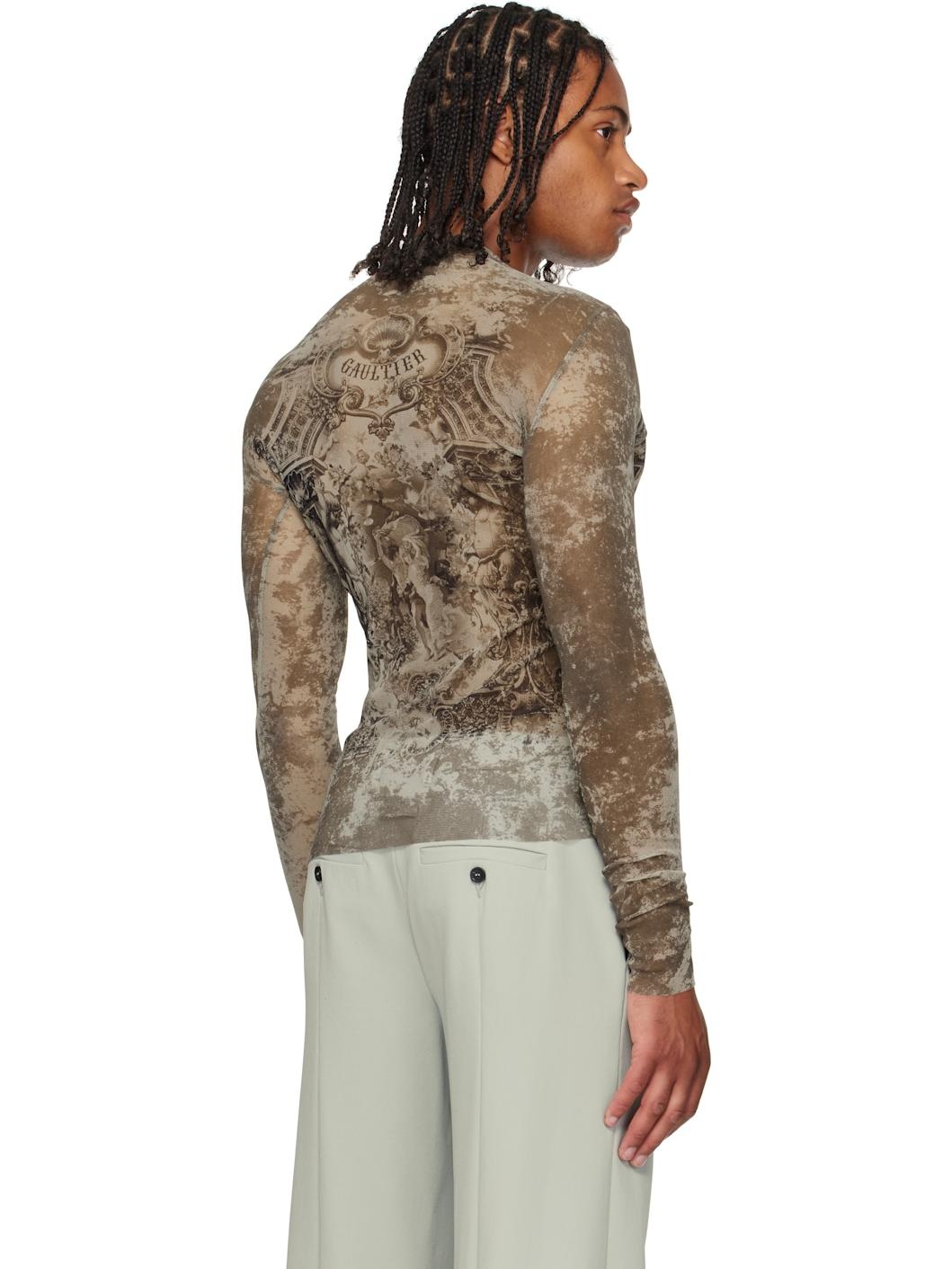 Beige 'The Médaillon' Top - 3