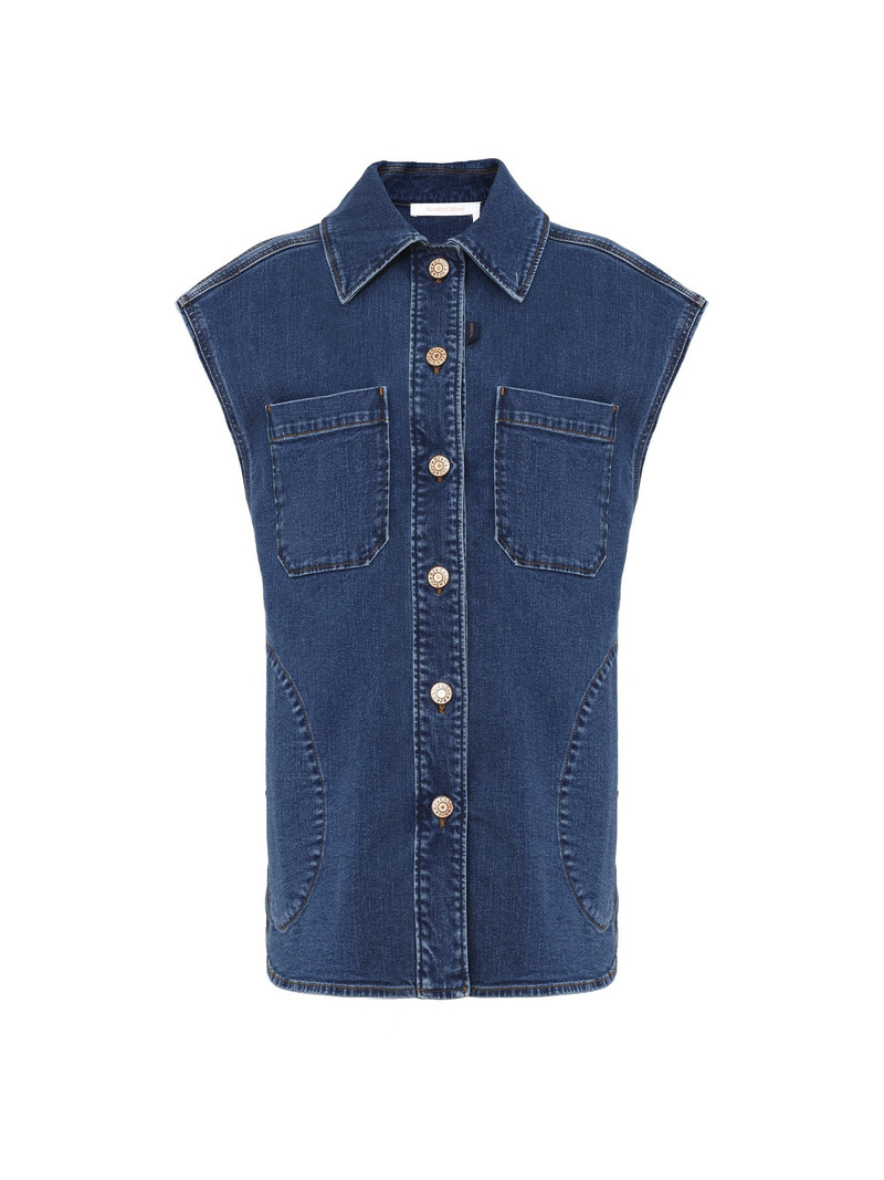 OVERSIZED DENIM VEST 1