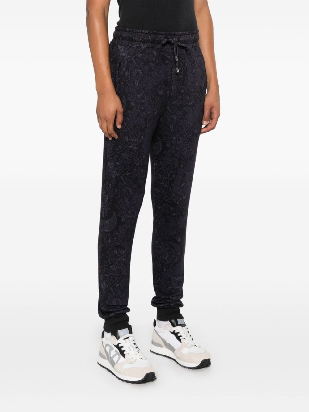 paisley-print track pants - 3