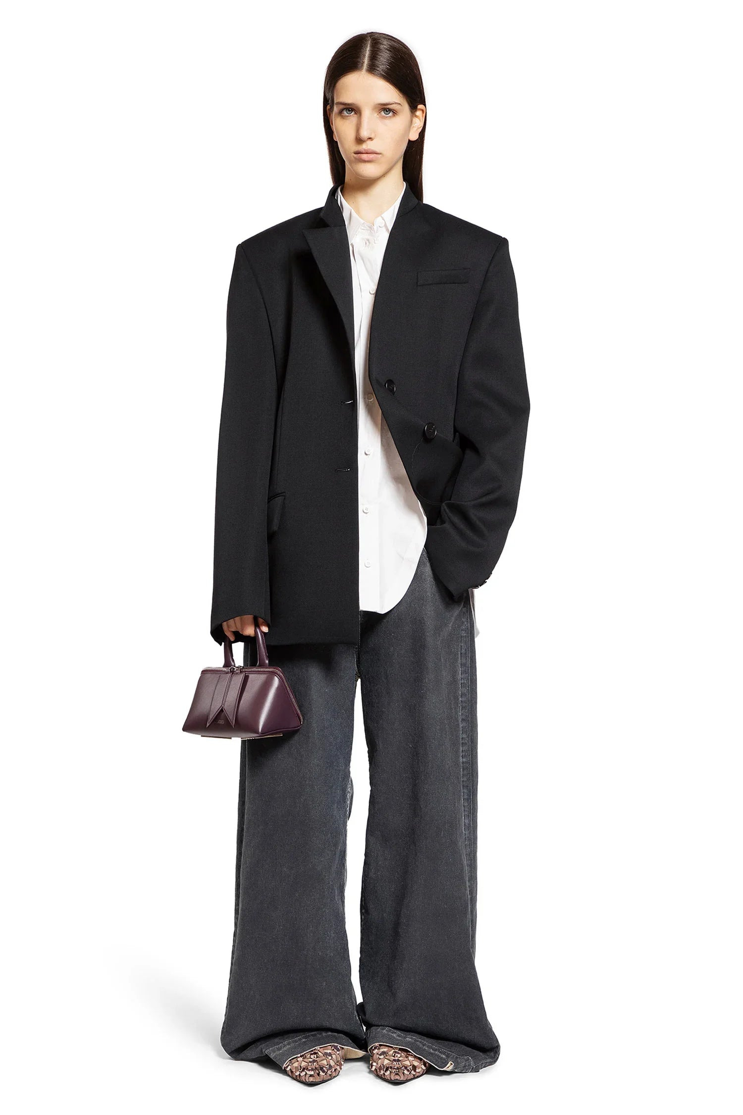 Long-Pants-In-Matte-Coated-Canvas - 4