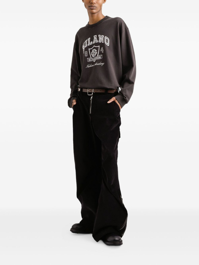 Dolce & Gabbana printed long-sleeve T-shirt outlook