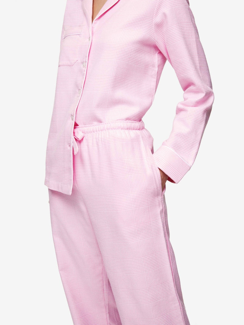 Women's Pyjamas Kelburn 32 Brushed Cotton Pink 6